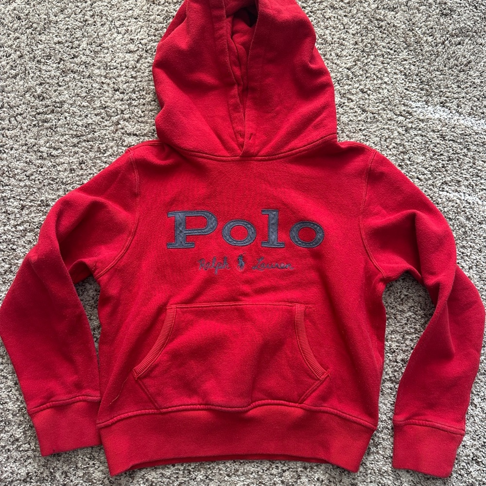 Polo by Ralph Lauren Kids Red Hoodie small